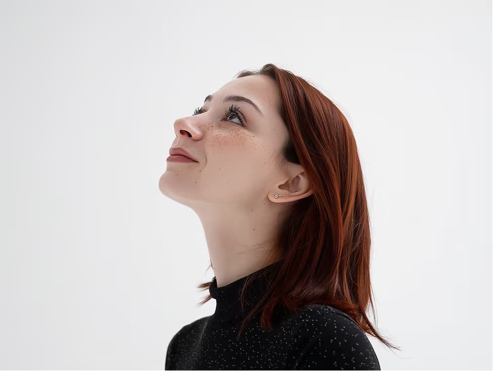 Startup operator looking up